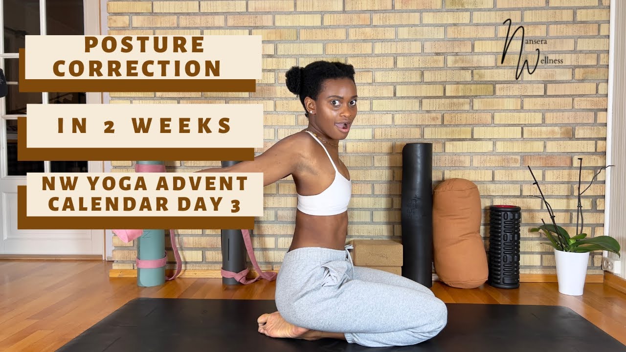Quickly fix rounded shoulders with tested beginner friendly asanas that always work |NW YogaAC day 3