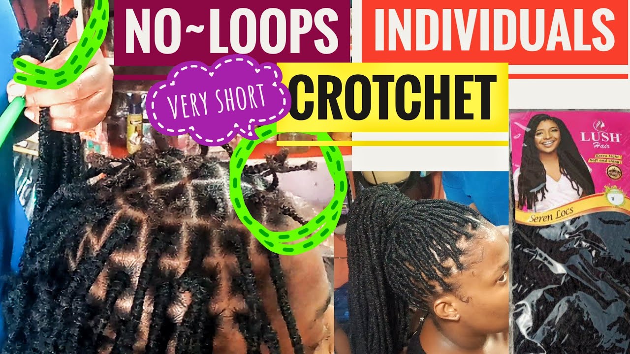 No loop Individual Crochet On Very Short Hair