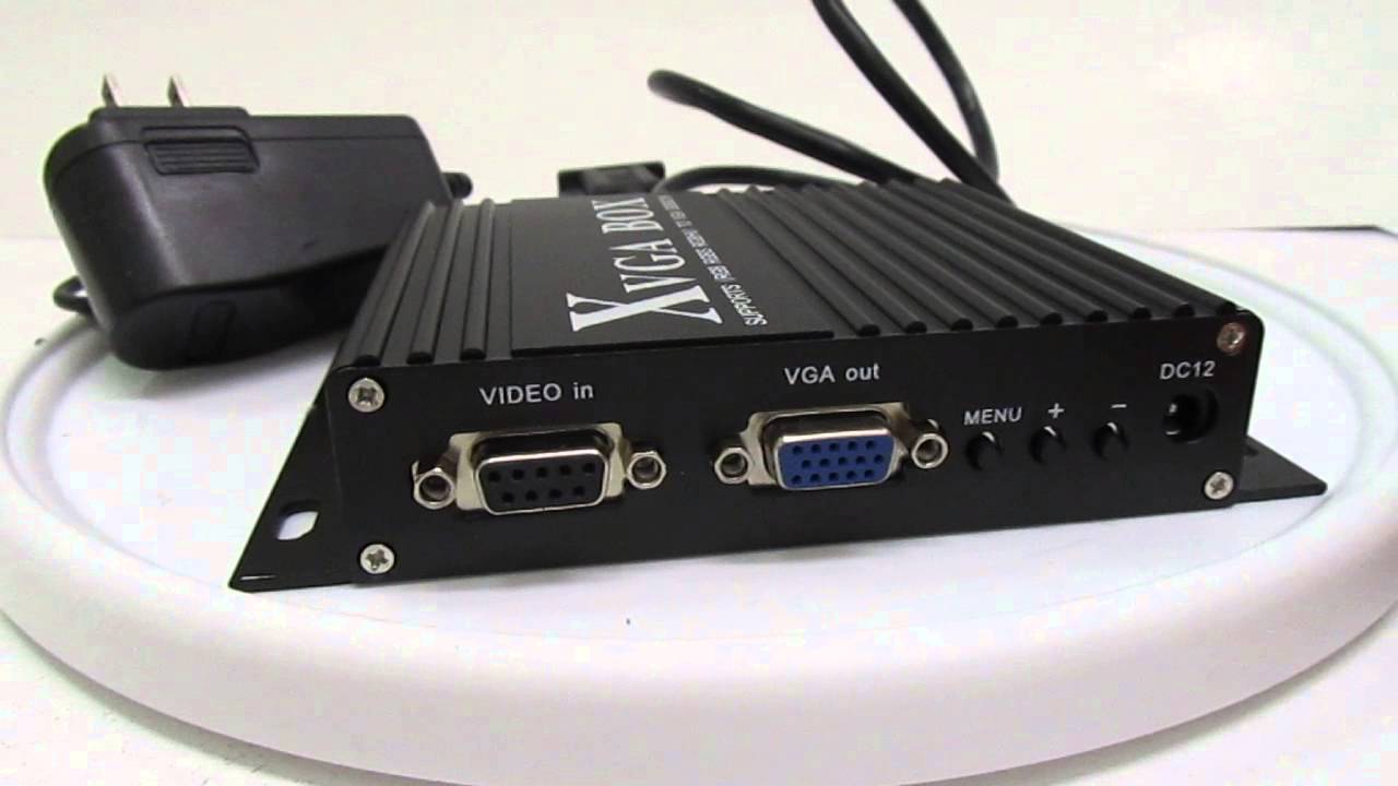 VIDEO CONVERTER GBS8219 XVGA BOX CGA EGA MDA RGB RGBSOG RGBSync RGBHV TO VGA CONVERTER