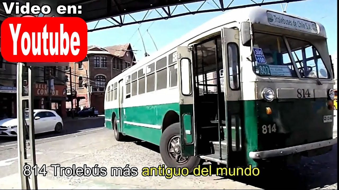 2019 Viajando en antiguos trolebuses que ya NO Circulan en Valparaiso
