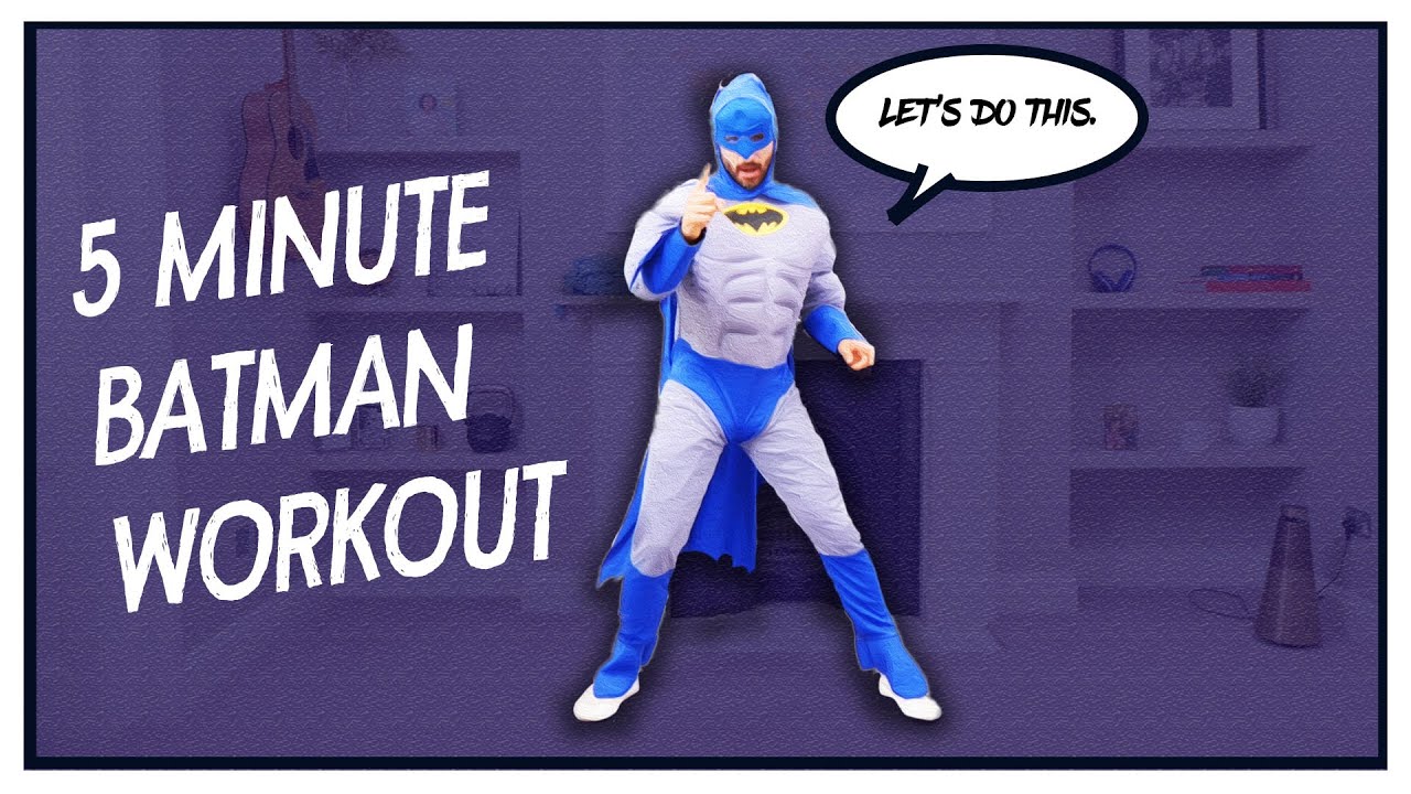 NEW!!! 5 minute BATMAN Workout for Kids | The Body Coach TV