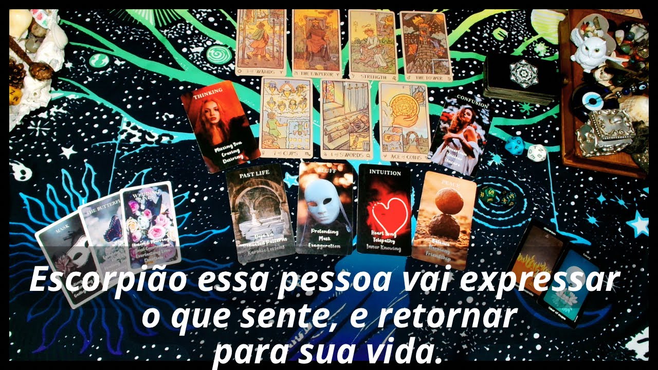 Escorpião 2ºdec essa pessoa vai expressar o que sente, e retornar para sua vida. 