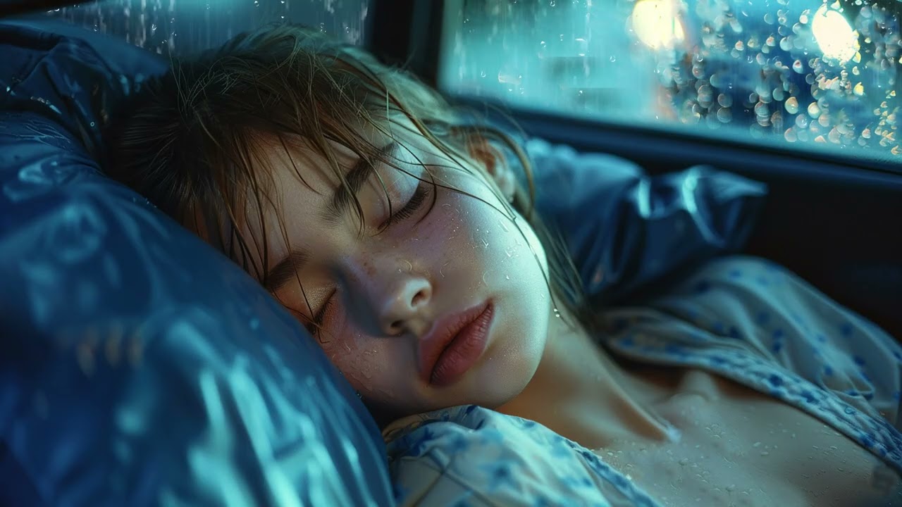 Falling Asleep to Rain Sounds Inside the Car | 8 Hours of Peaceful Night Drive ASMR