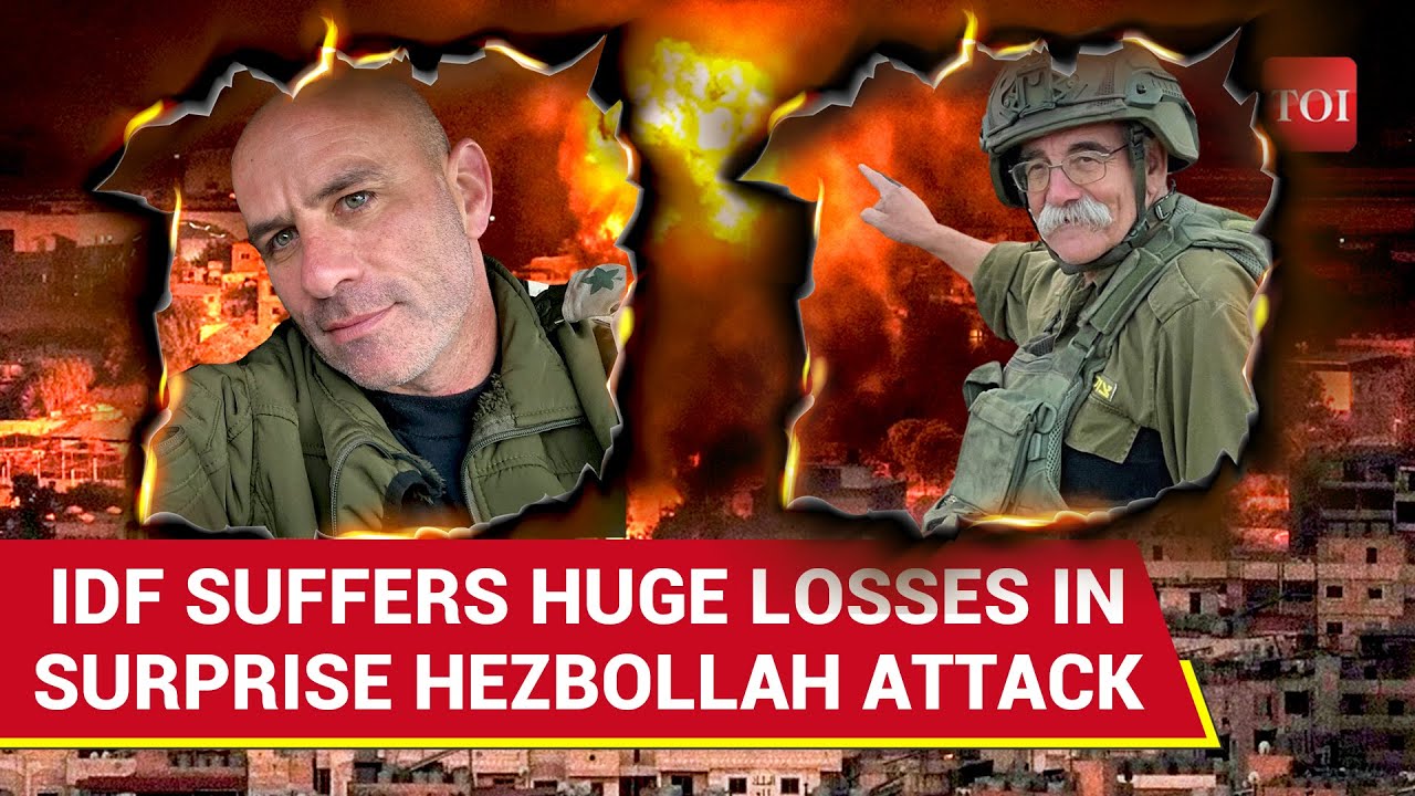 Hezbollah's Huge Hit: Chief Of Staff, Company Commander Of IDF's Golani Brigade Ambushed | Watch