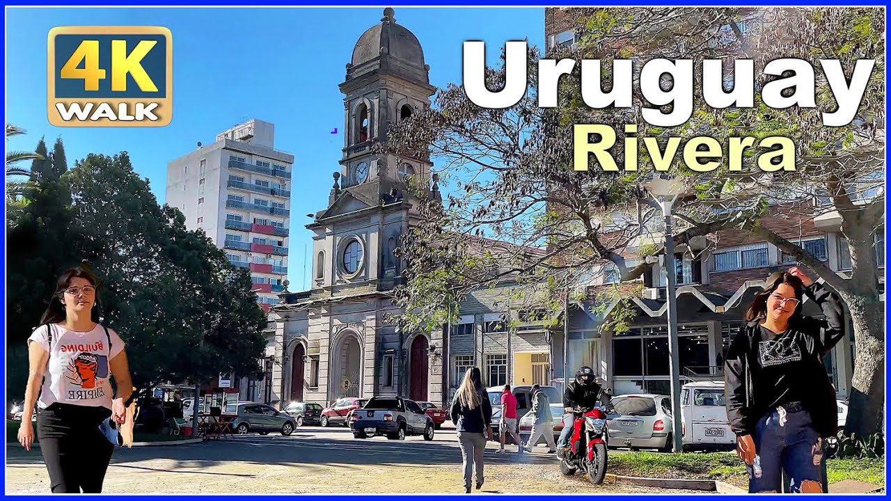 【4K】WALK  Rivera URUGUAY 4k video UY Travel vlog