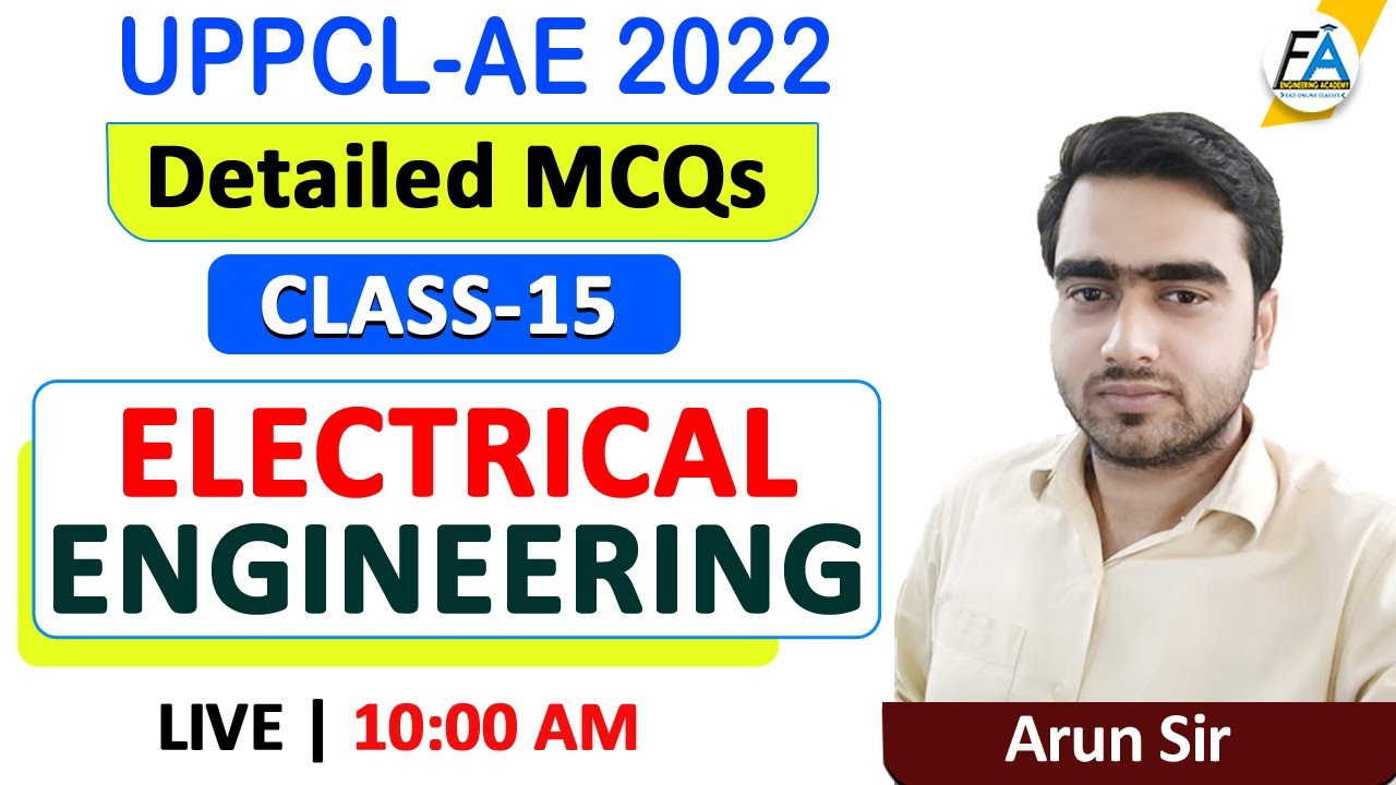 #15 | TARGET UPPCL-AE 2021 | MOST EXPECTED MCQs | ELECTRICAL ENGINEERING  BY ARUN SIR