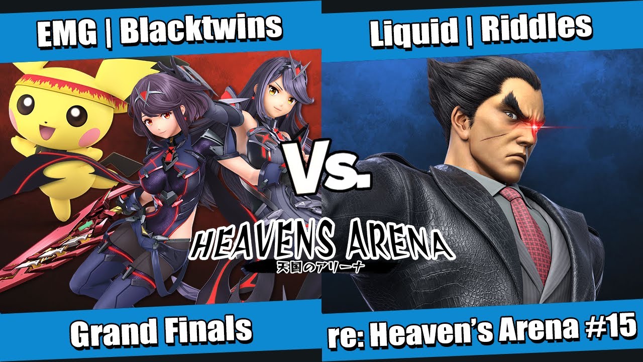 re: heavens arena #15 Grand FInals - EMG | Blacktwins (Pichu) vs Liquid | Riddles (Kazuya)