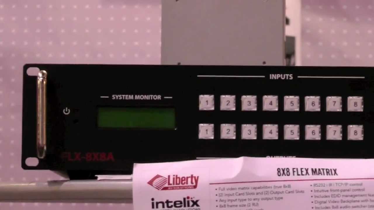 NewComm Technologies presents The Flex Matrix Switcher from Intelix by Liberty AV Solutions