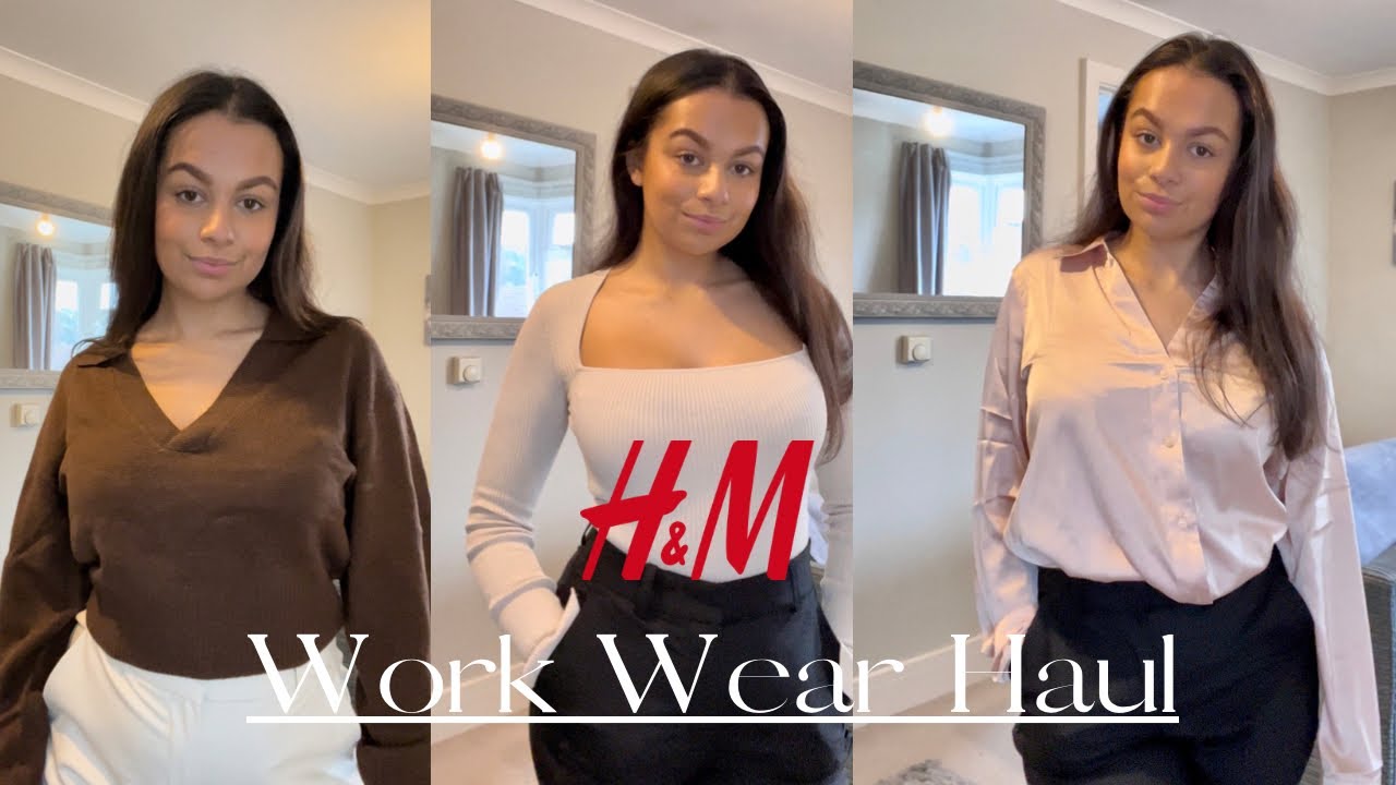 H&M WORK WEAR HAUL! | OUTFITS FOR THE OFFICE INSPO! 2023