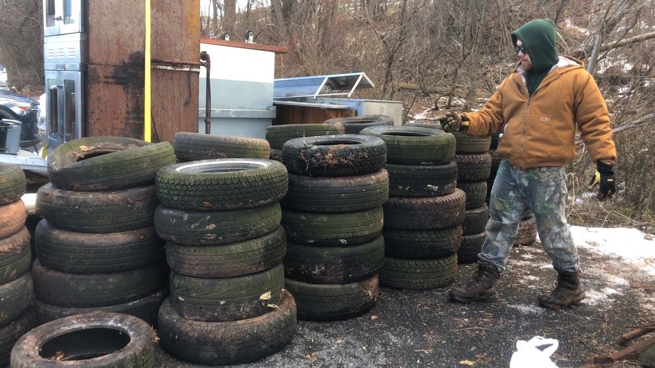 Turning Tires & Trash Into Quick Cash *ANYONE CAN DO THIS*💰💵💰 #TeamTrees #TeamSeas