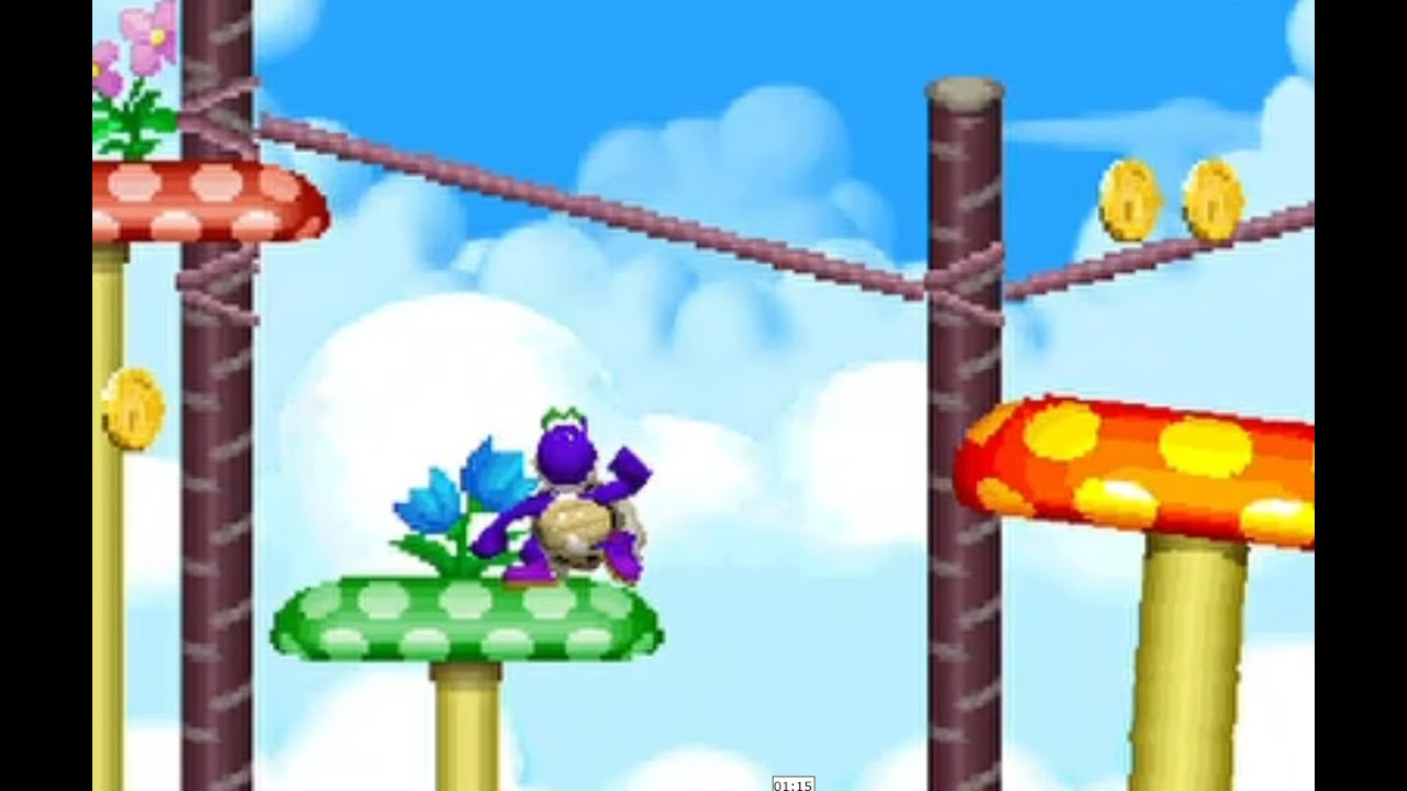 Cloudshroom Ridge (A side): New++ Super Mario Bros Showcase