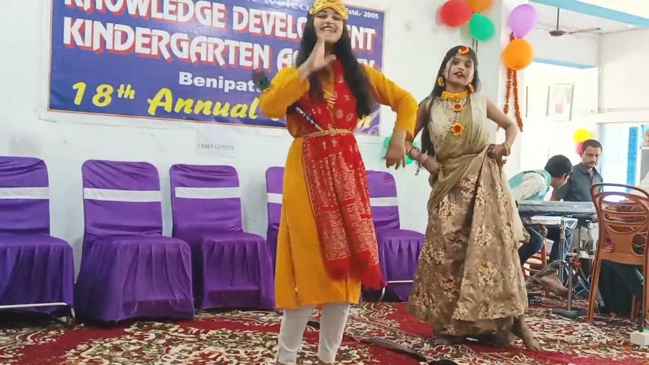 नृत्य झांकी बेहतरीन प्रस्तुति by Knowledge development kindergarten Academy Benipatti