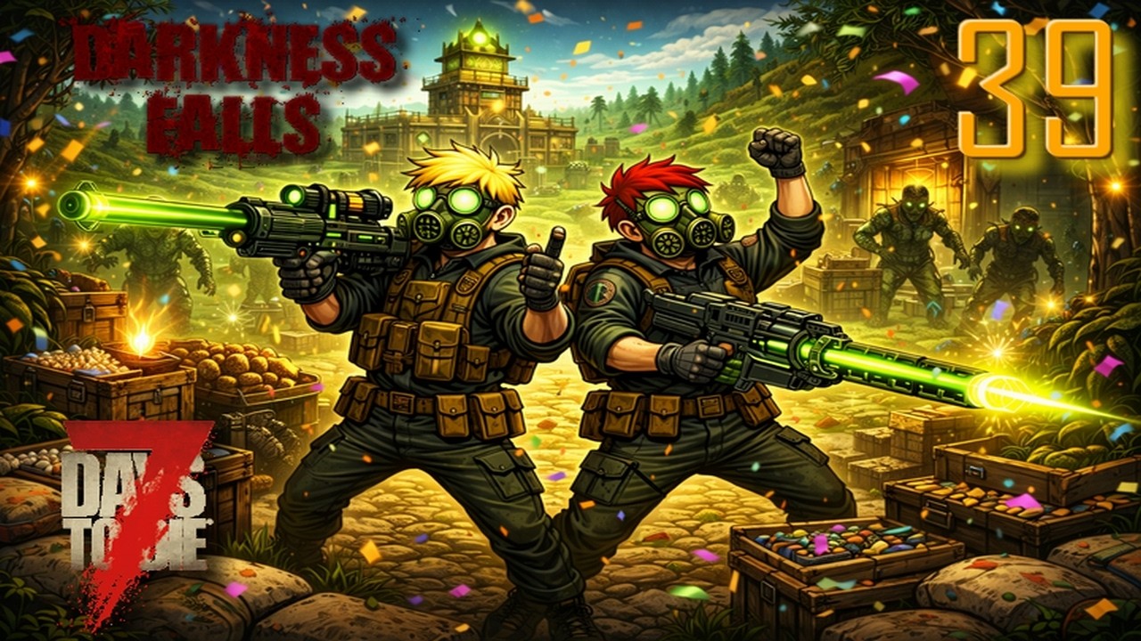 Darkness Falls –  Jour 53 : POI, Farm & Construction (Partie 2) | 7 Days to Die en duo