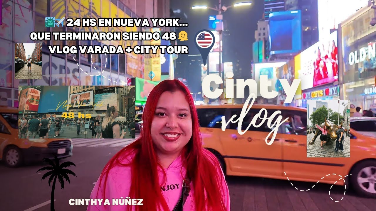 🗽✈️ 24 hs en Nueva York... que terminaron siendo 48 🫠 | Vlog varada + city tour en Estados Unidos