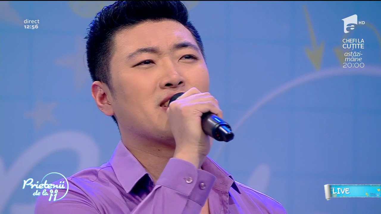 Fang Shuang cântă live melodia „You raise me up”