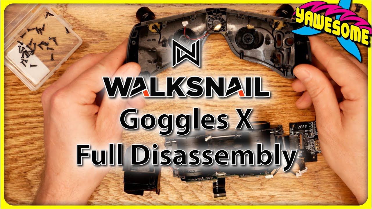 Caddx Walksnail Avatar HD Goggles X Disassembly