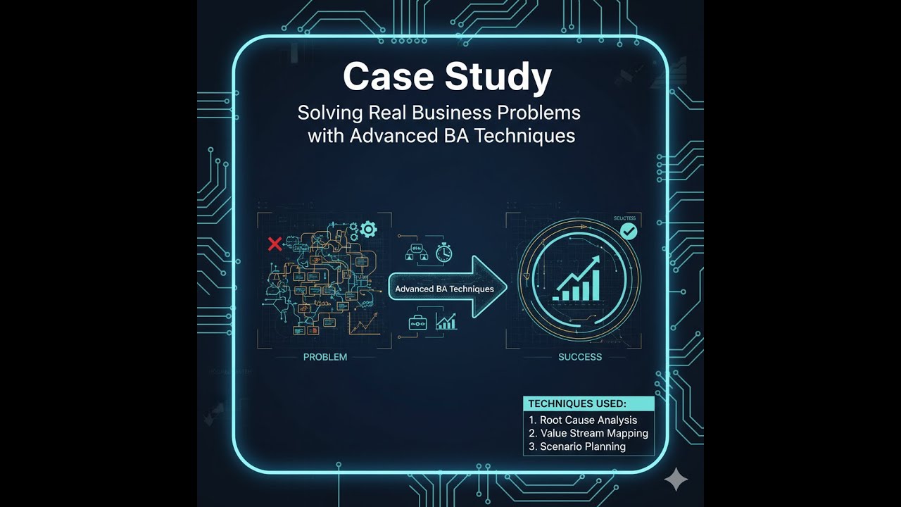 Case Study: Solving Real Business Problems with Advanced BA Techniques @bacareers.in