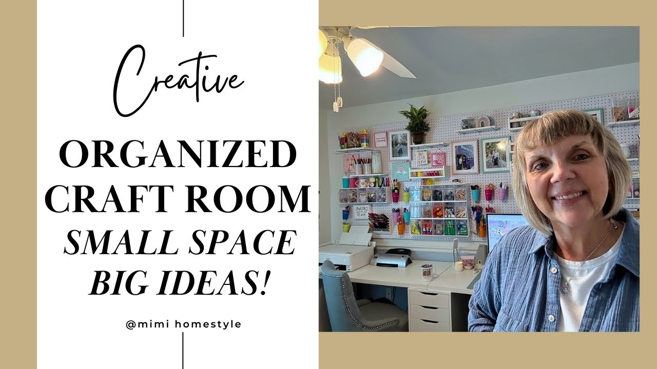 Craft Room Tour | Small Space, Big Ideas for Crafters & Creators