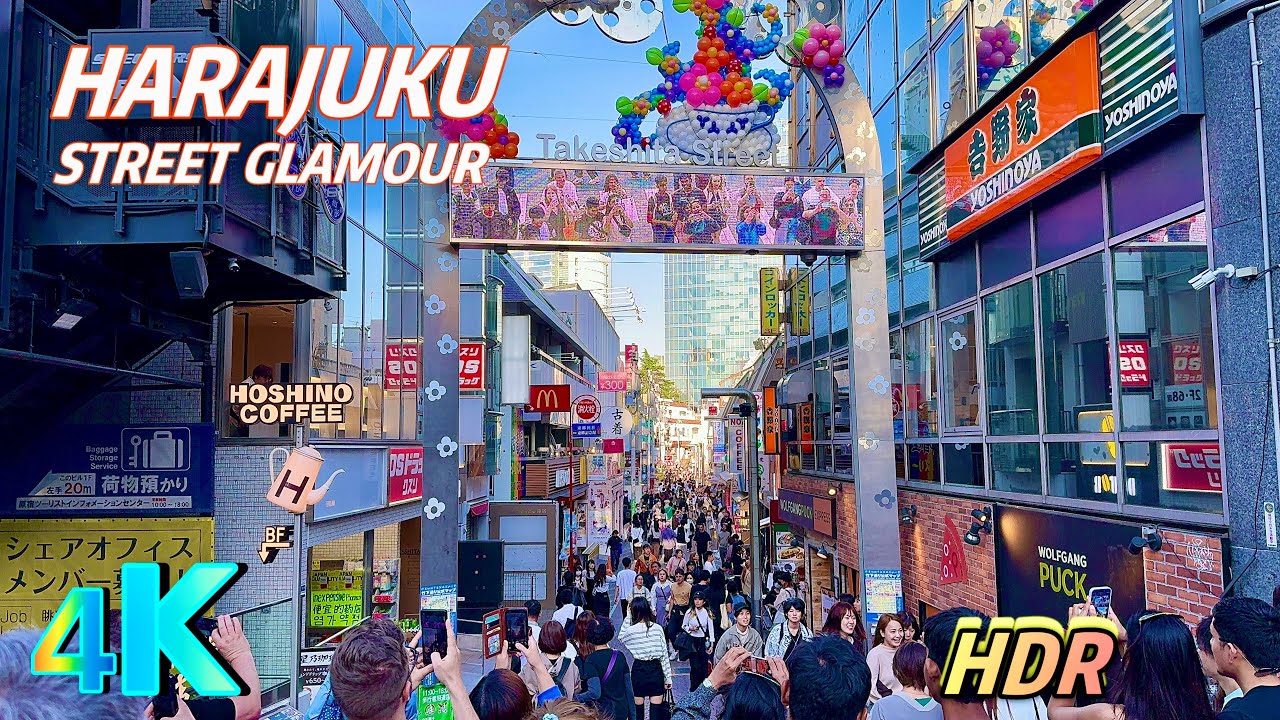 [4K HDR] Harajuku Walking Tour, Tokyo, Japan &bull; 原宿 &bull; [Tokyo Walk]🇯🇵