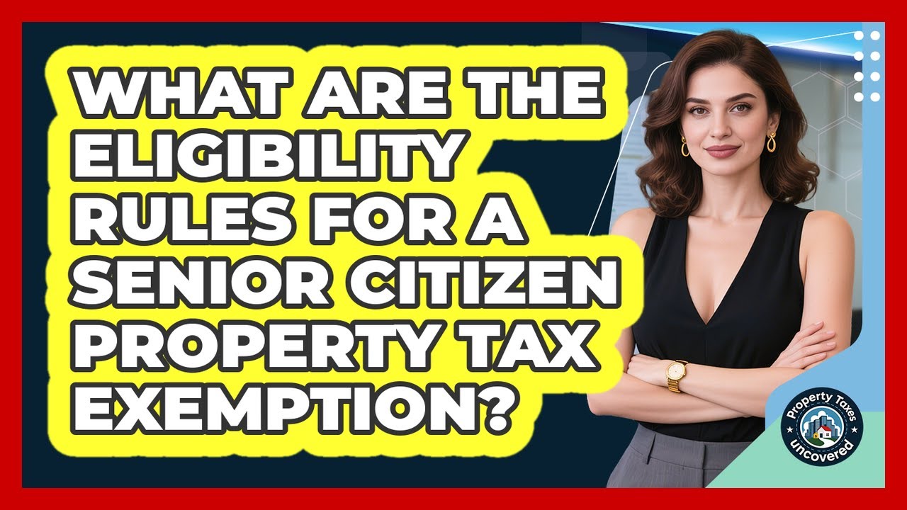 What Are The Eligibility Rules For A Senior Citizen Property Tax Exemption?