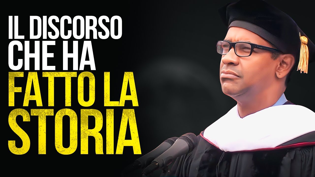 Lo STORICO discorso di Denzel Washington che ha fatto il GIRO DEL MONDO| Doppiato in Italiano