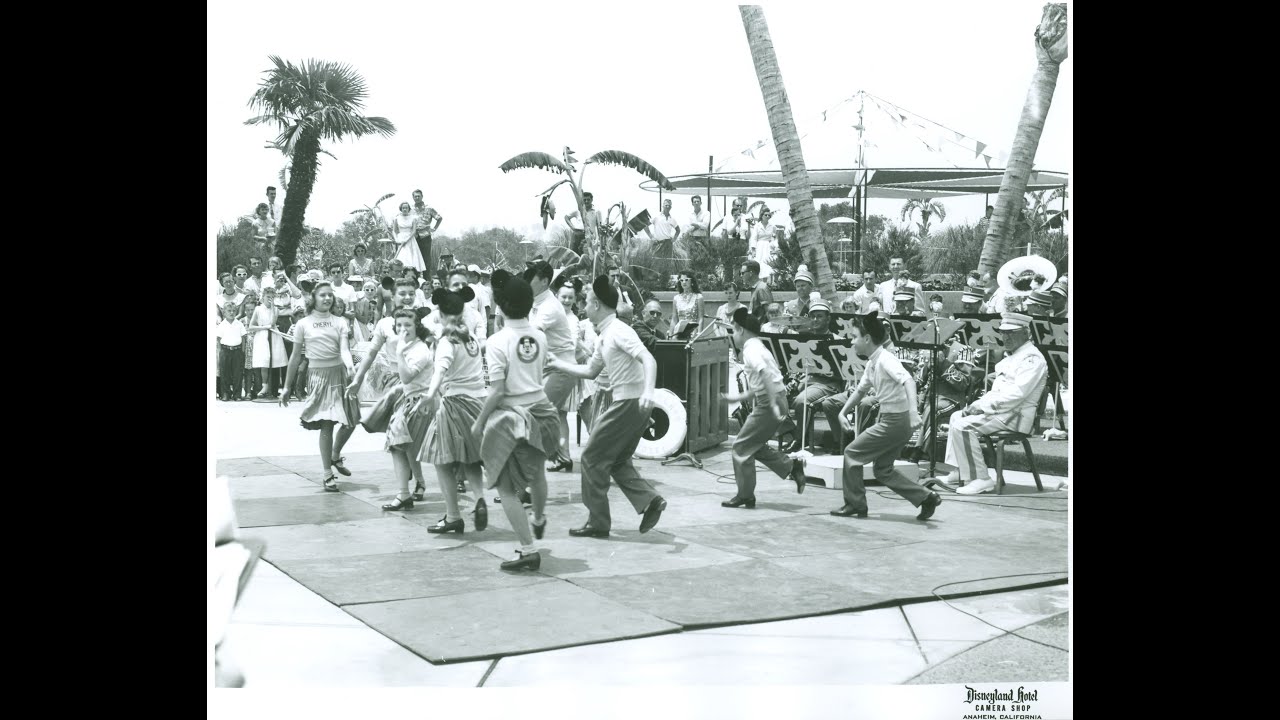 1957 Mouseketeers at Disneyland Hotel