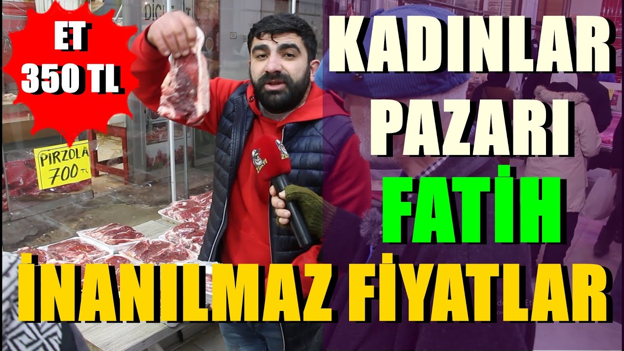 FATİH KADINLAR PAZARINDA ÇEŞİTLİ ÜRÜNLERDE İNANILMAZ FİYATLAR #zdayı #sokakröportajları #piyasalar