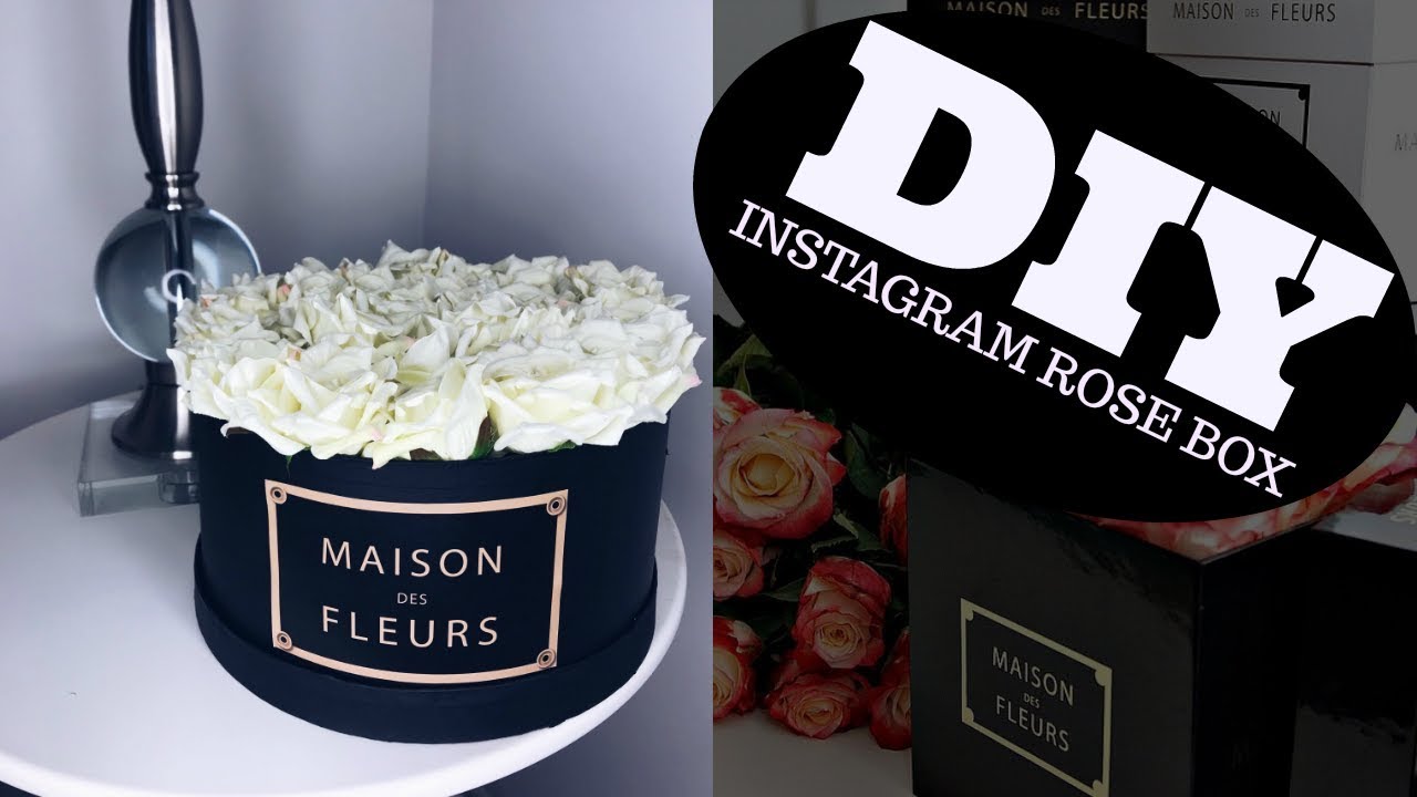 КАК СДЕЛАТЬ КОРОБКУ С РОЗАМИ ДЛЯ ИНСТАГРАММ своими руками | MAISON DES FLEURS| ВДОХНОВЛЕННЫЙ