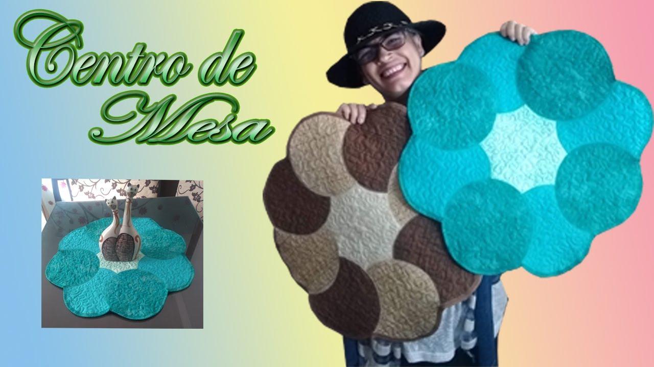 Como fazer Centro de Mesa de  tecido formato bola rápido e fácil.