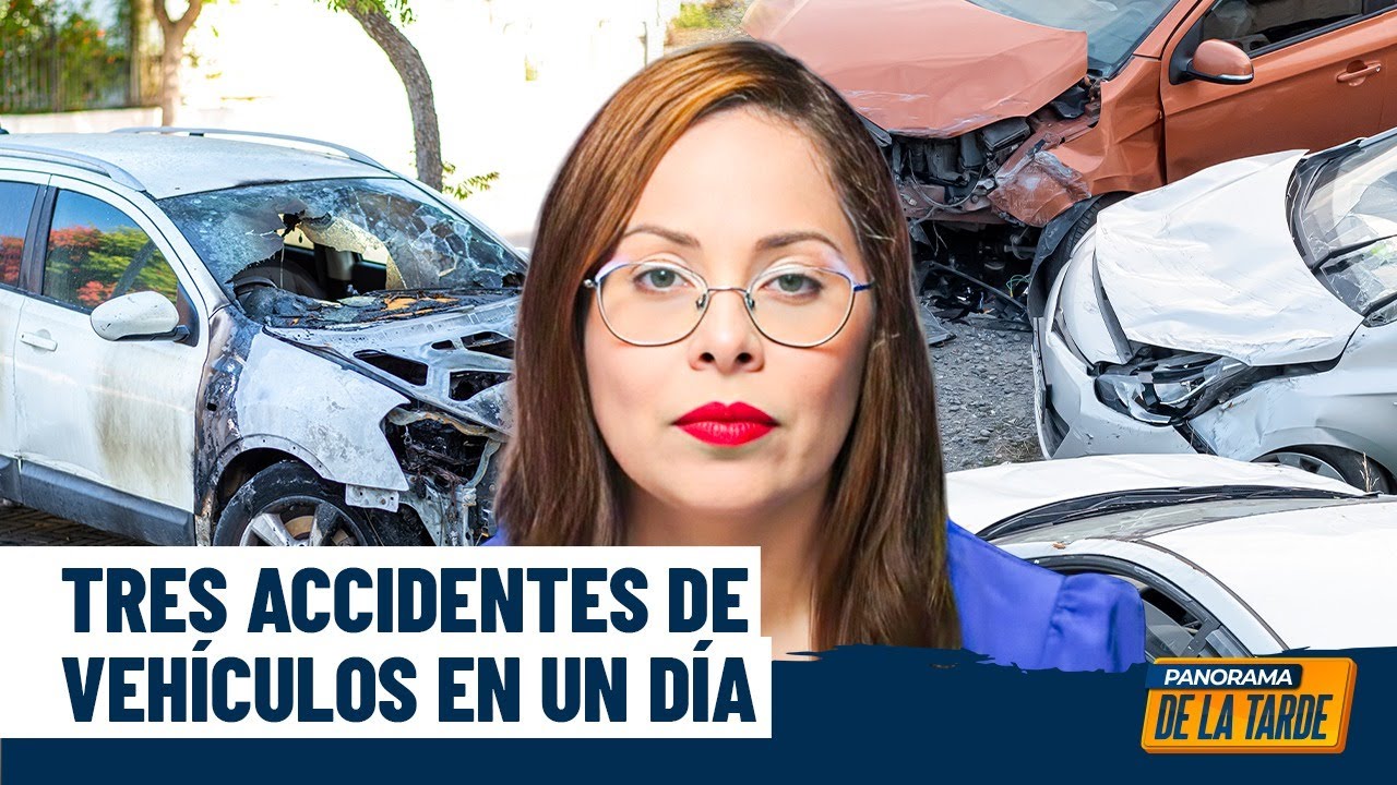 Susy Aquino Gautreau: ¡Alarmante! Tres accidentes de vehículos en un día