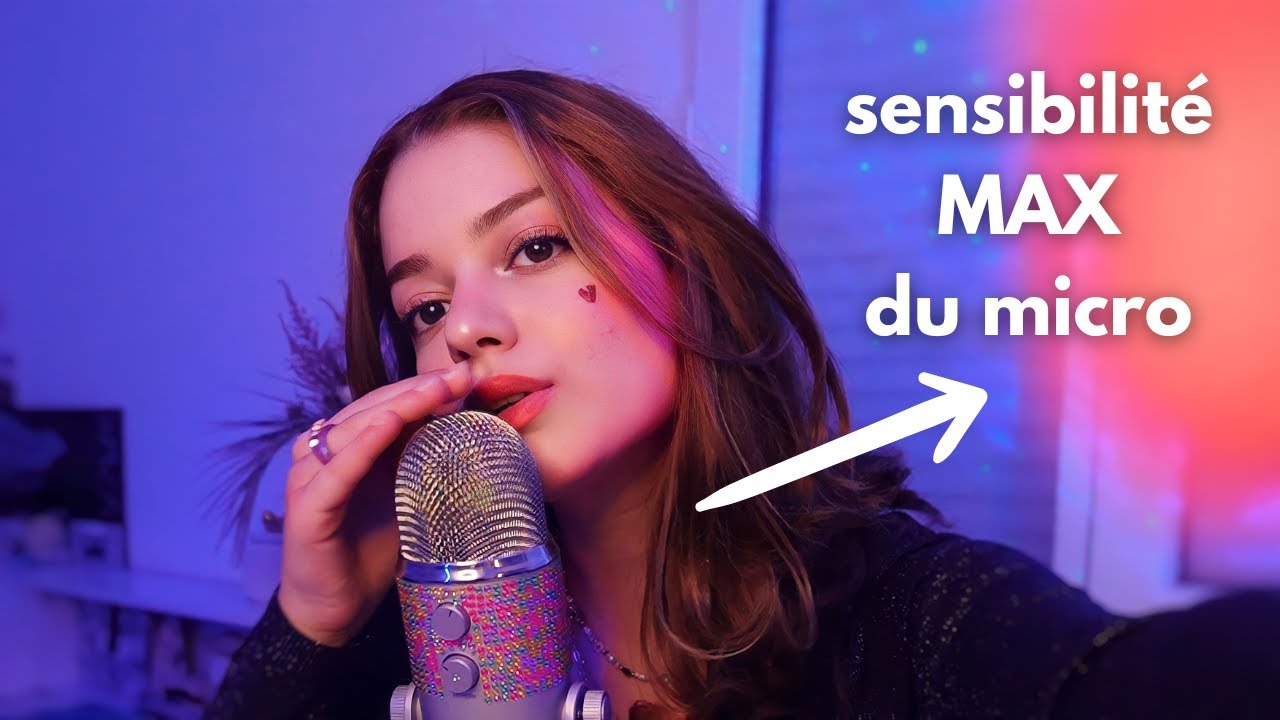 ASMR : On augmente la sensibilité du micro jusqu'à 100% pour la première fois ! (c'est wow)