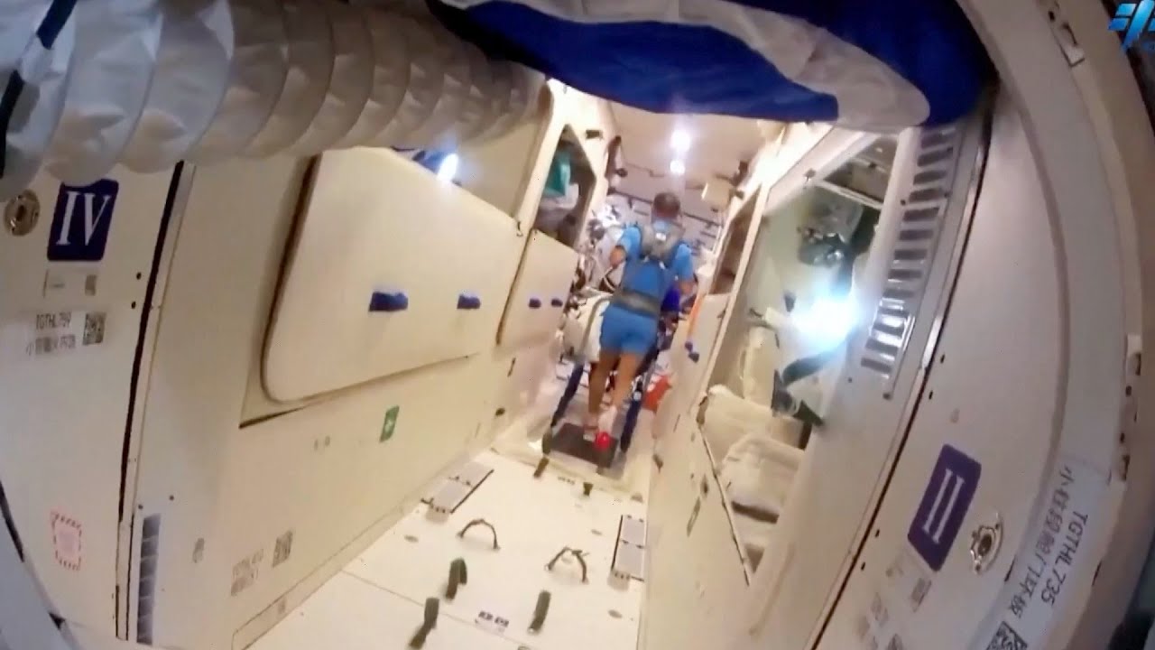 New video shows Shenzhou-17 crew relaxing in space
