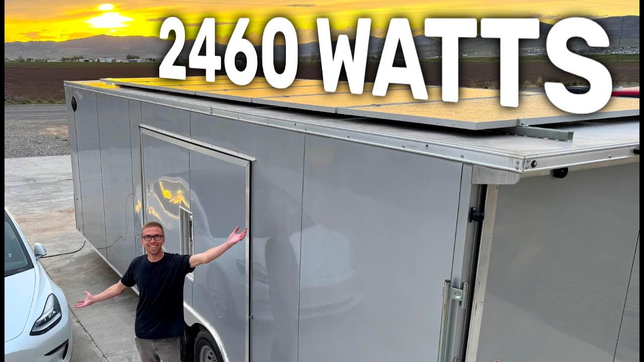 I Built the ULTIMATE Solar Cargo Trailer
