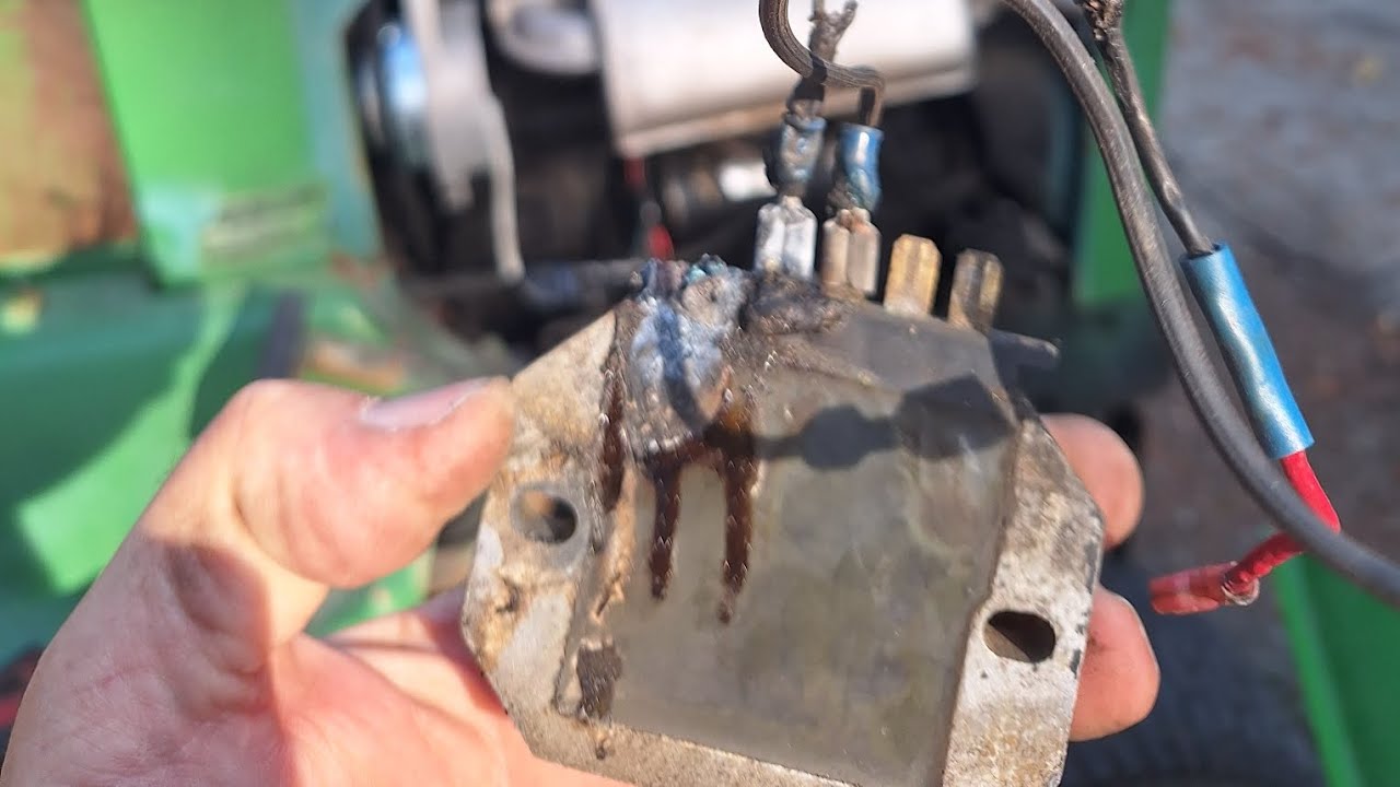 John Deere 330 Yanmar Electrical Voltage Regulator Wiring FIX