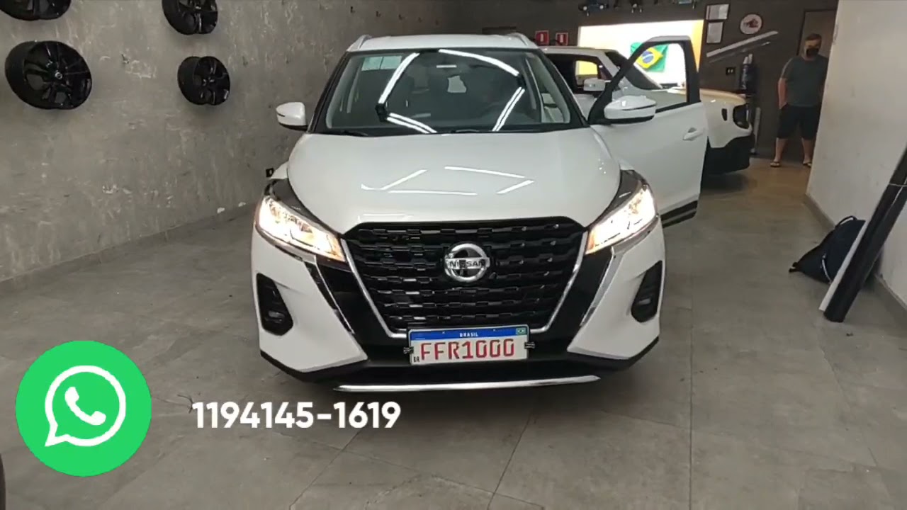 Nissan kicks 2022 instalação diversos acessórios confira