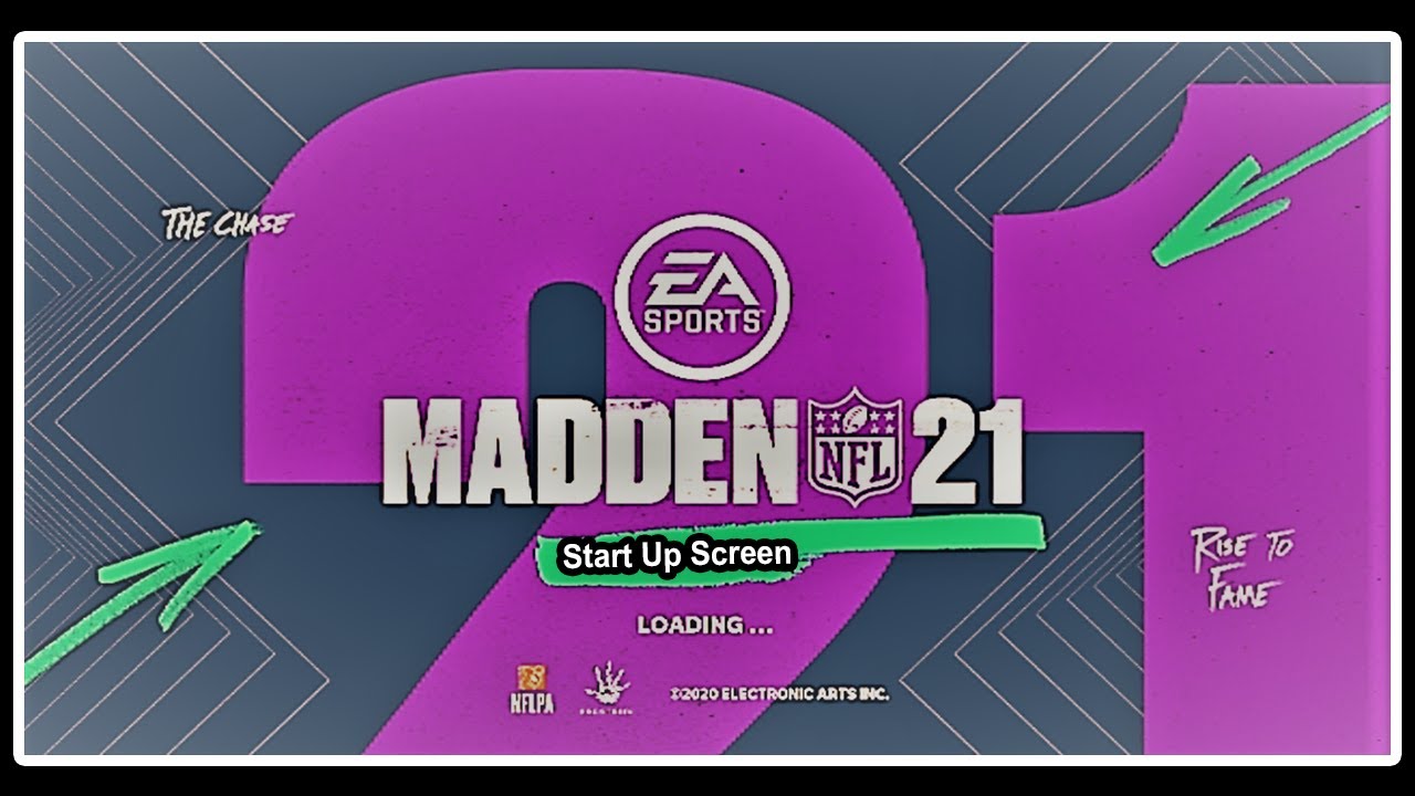 Madden NFL 21 - Start Up Screen