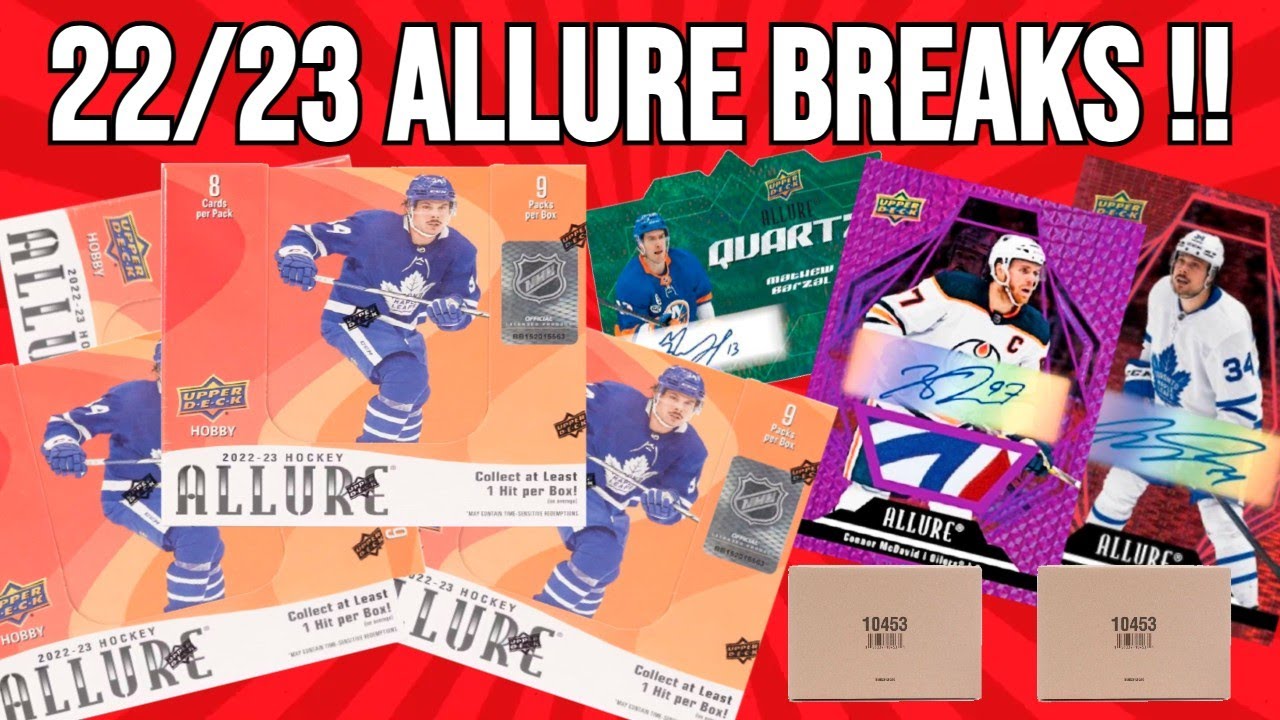 2022-23 Upper Deck ALLURE Hockey Case Breaks !!🔥