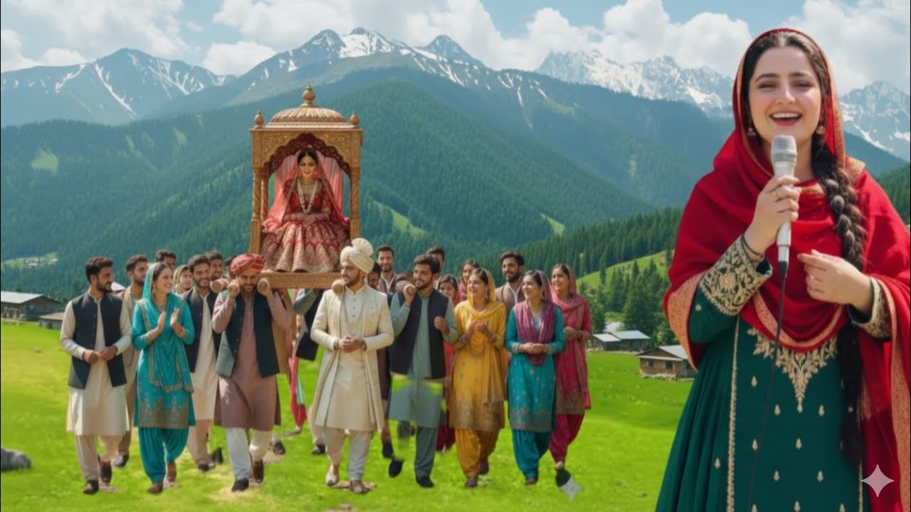 Kashmiri Wedding Song | Beautiful Doli & Baraat in the Mountains