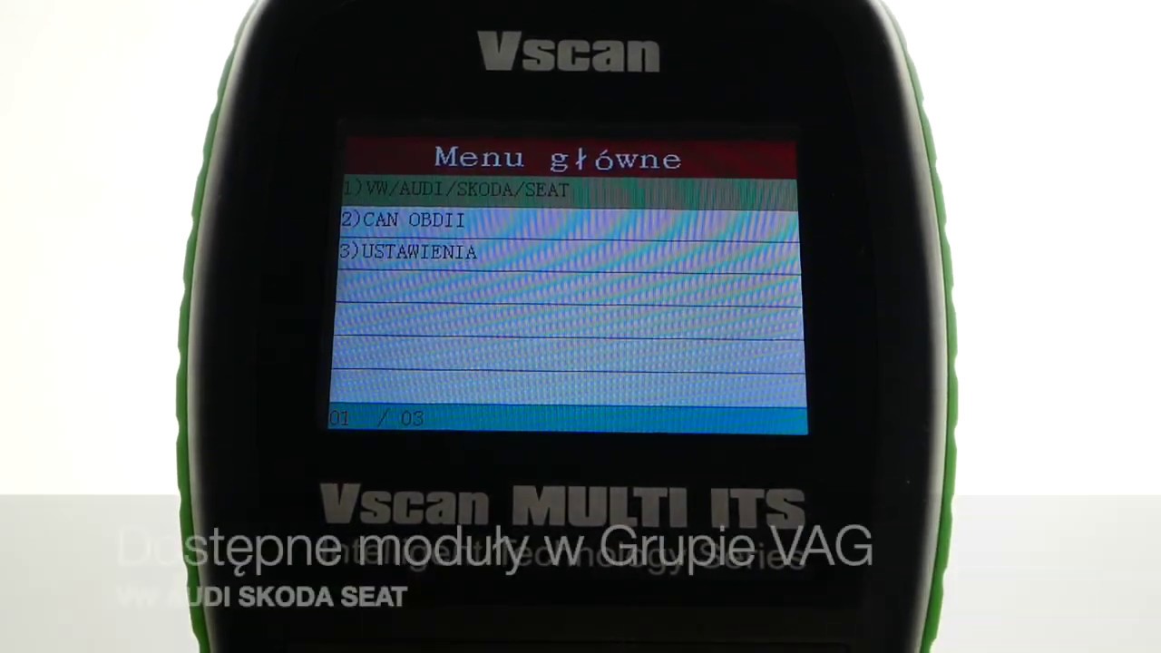 V-Scan Multi ITS 2w1 Tester diagnostyczny  grupa VAG +OBD2