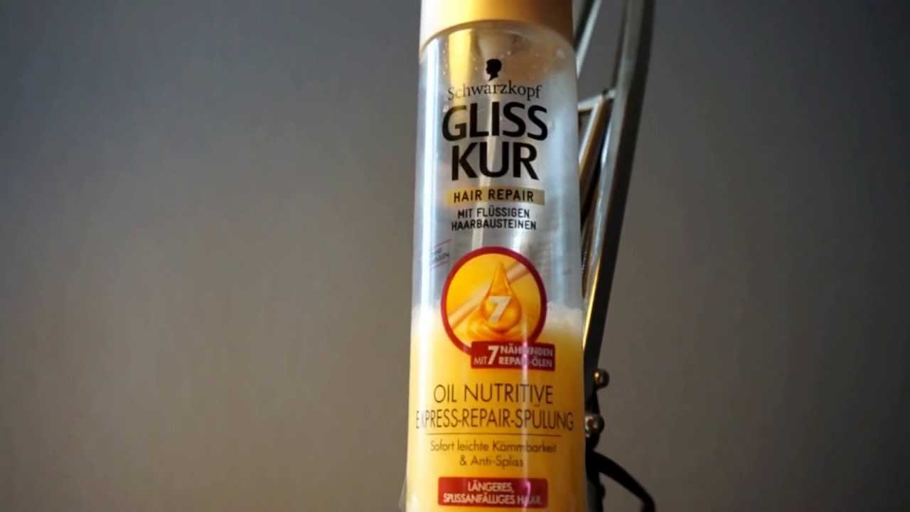 HAARE Schwarzkopf Gliss Kur Express Repair Spülung mit 7 nährenden Ölen