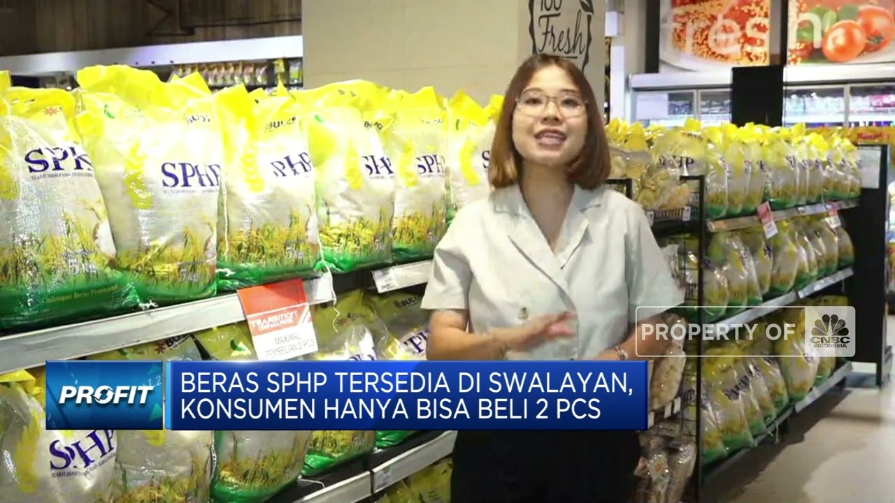 Pantauan Stok dan Harga Beras di Swalayan