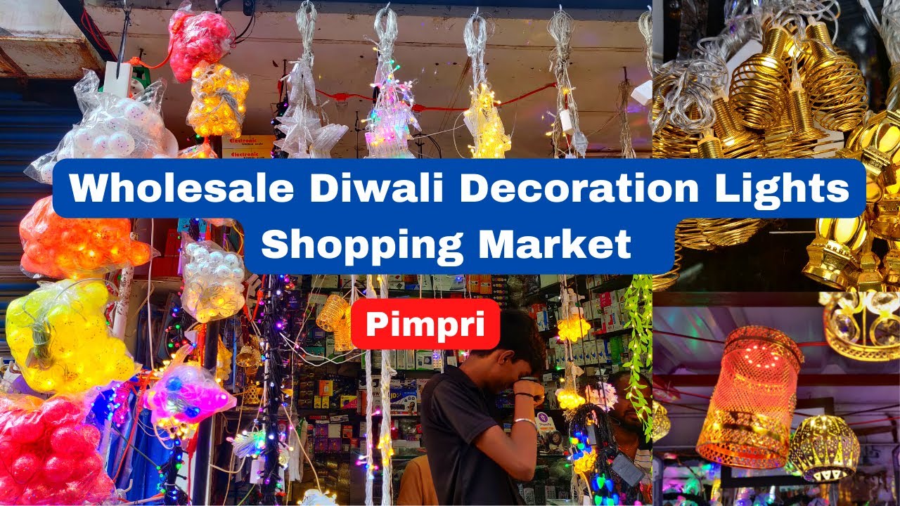 Diwali Light Wholesale Market in Pune| Pimpri | Fancy Diwali Decoration Lights shopping