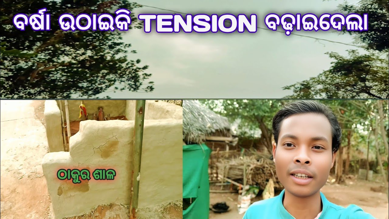 ବର୍ଷା ଉଠାଇକି Tension ବଢ଼ାଇଦେଲା || #strees || @Dakuavlogs1999 #odisha 