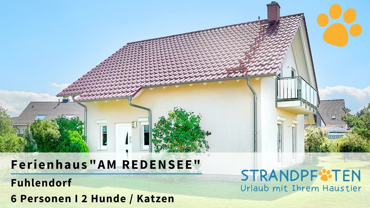 Ferienhaus mit Hund + Katze I Ostsee I Ferienhaus &bdquo;Am Redensee&ldquo; I STRANDPFOTEN