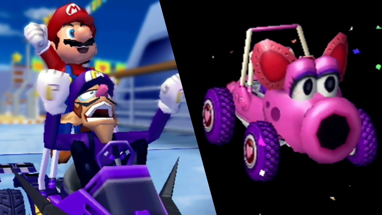 Mario Kart: Double Dash!! - Flower Cup 150cc Grand Prix + Turbo Birdo Kart Unlock (2 Player)