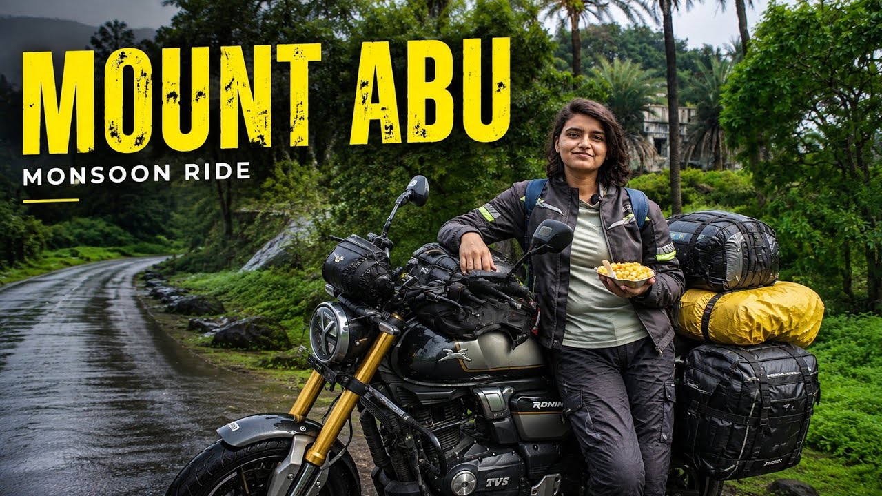 Mount Abu On my TVS Ronin... A Monsoon Adventure