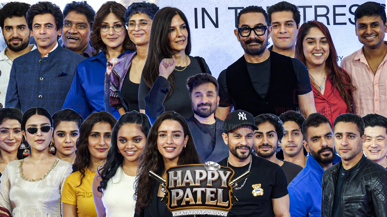 UNCUT - Happy Patel: Khatarnak Jasoos Premiere | Aamir Khan and Family, Tripti Dimri, Sonali Bendre
