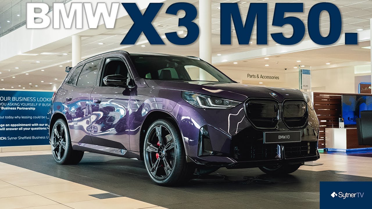 BMW Individual Daytona Violet BMW X3 M50 | Обзор (4K)