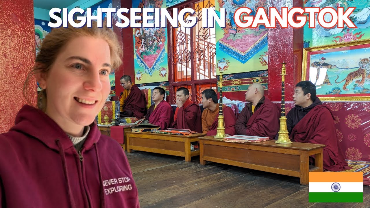 GANGTOK MONASTERIES & MUSEUM  🇮🇳 🇧🇪 A Day In Gangtok