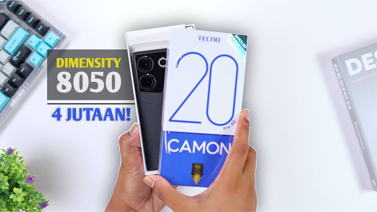 PERFORMA WAH DESAIN MEWAH | Unboxing Tecno Camon 20 Pro 5G !